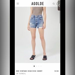 AGOLDE DEE SHORTS
